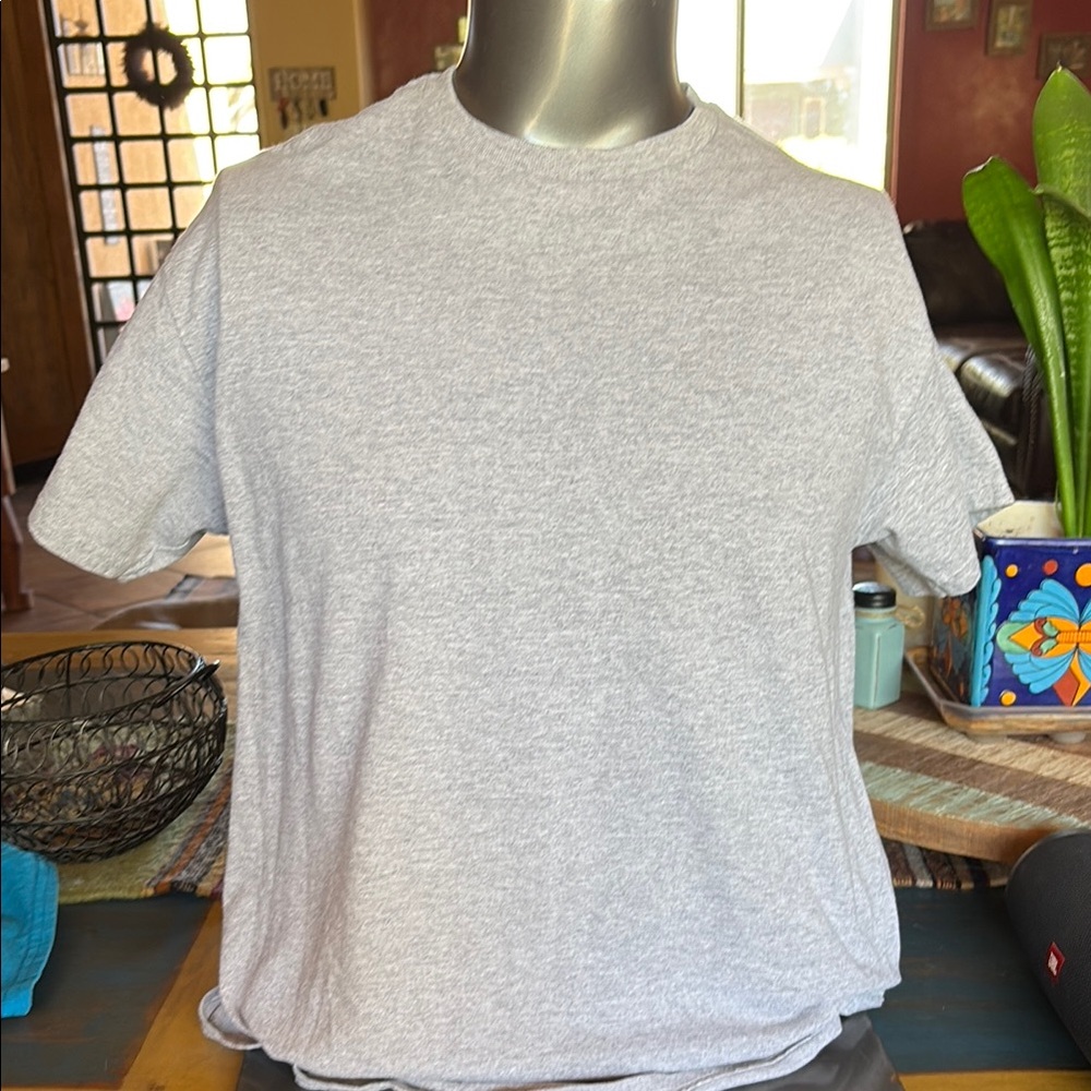 Gildan Gray Short Sleeve Tee - Picture 4 of 5